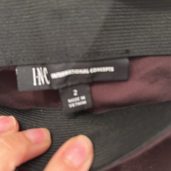 Brown woman's legging INC international size 2 - Picture 6 of 7